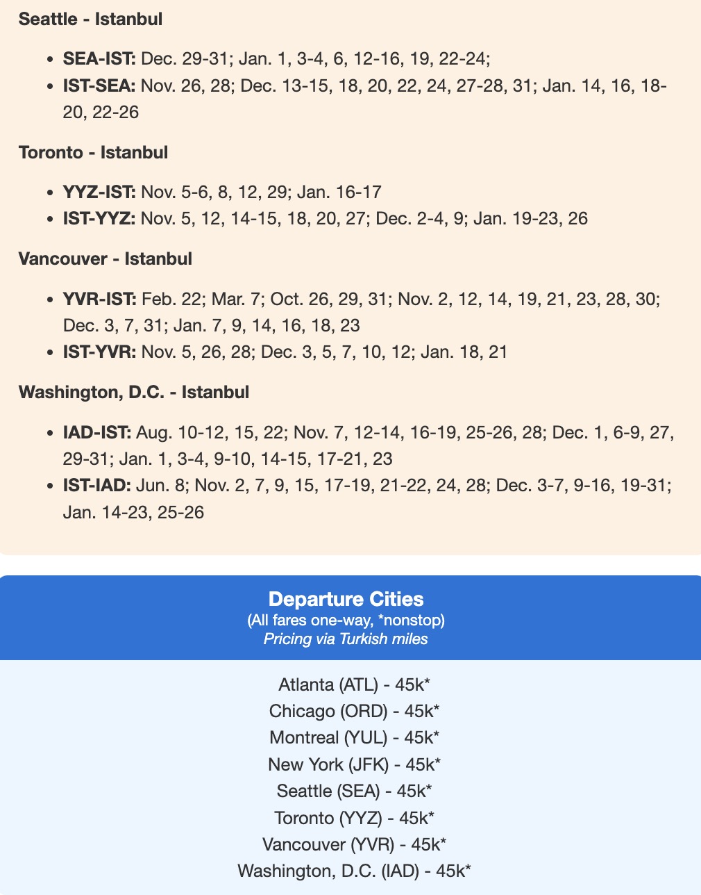 Turkish business class